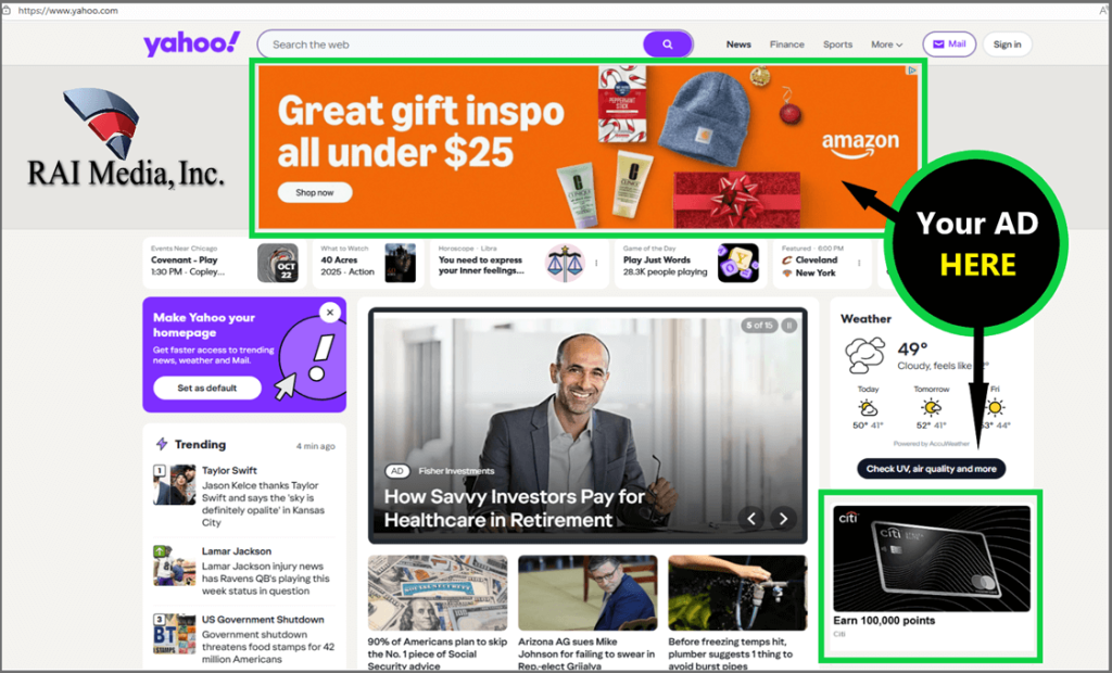 Retargeting ad example